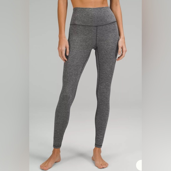 Lululemon Align Leggings Size 4 Heathered Graphite Gray - Picture 1 of 5